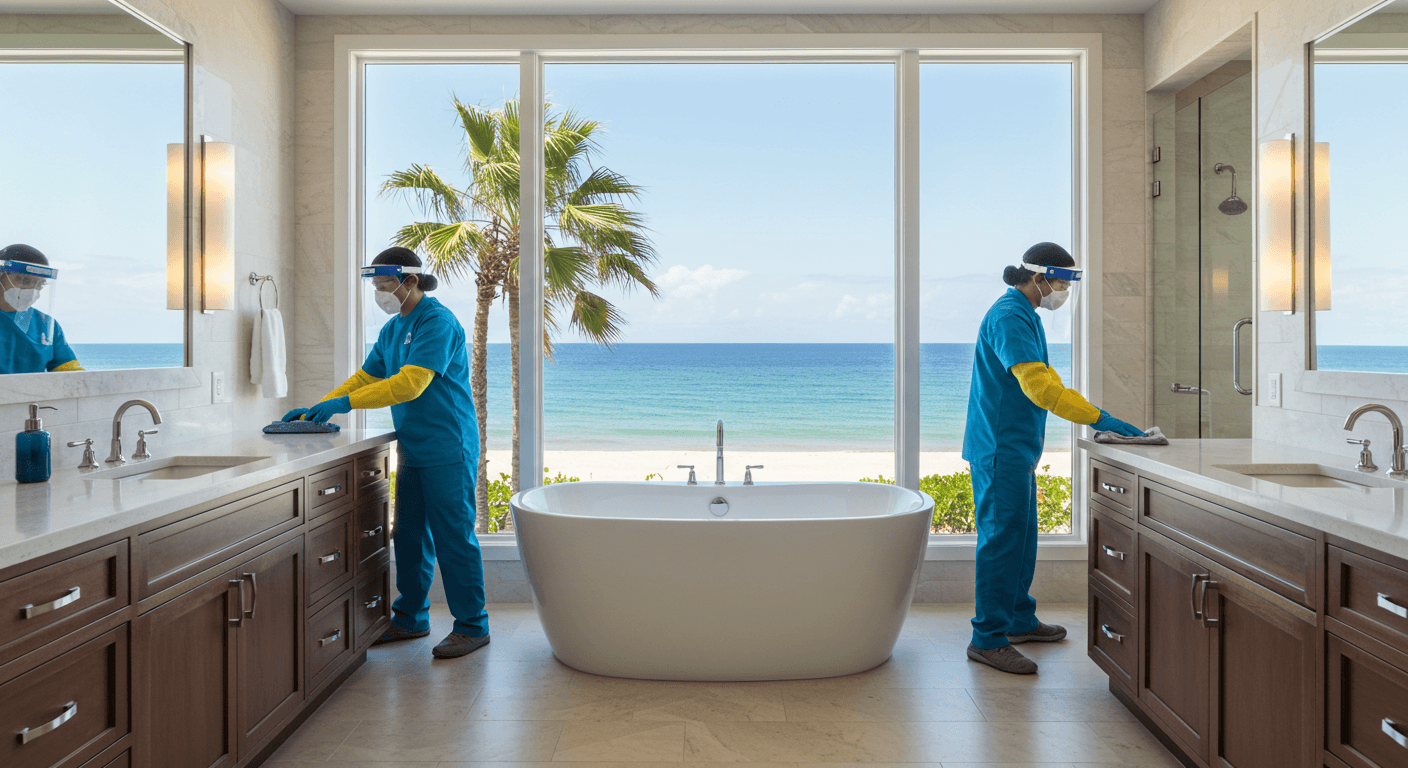 Professional house cleaning